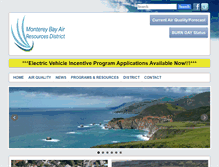 Tablet Screenshot of montereybaycleanair.org
